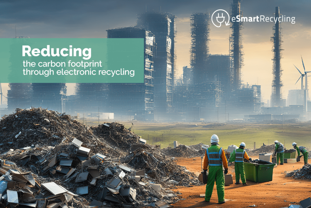 Reducing the carbon footprint through electronic recycling