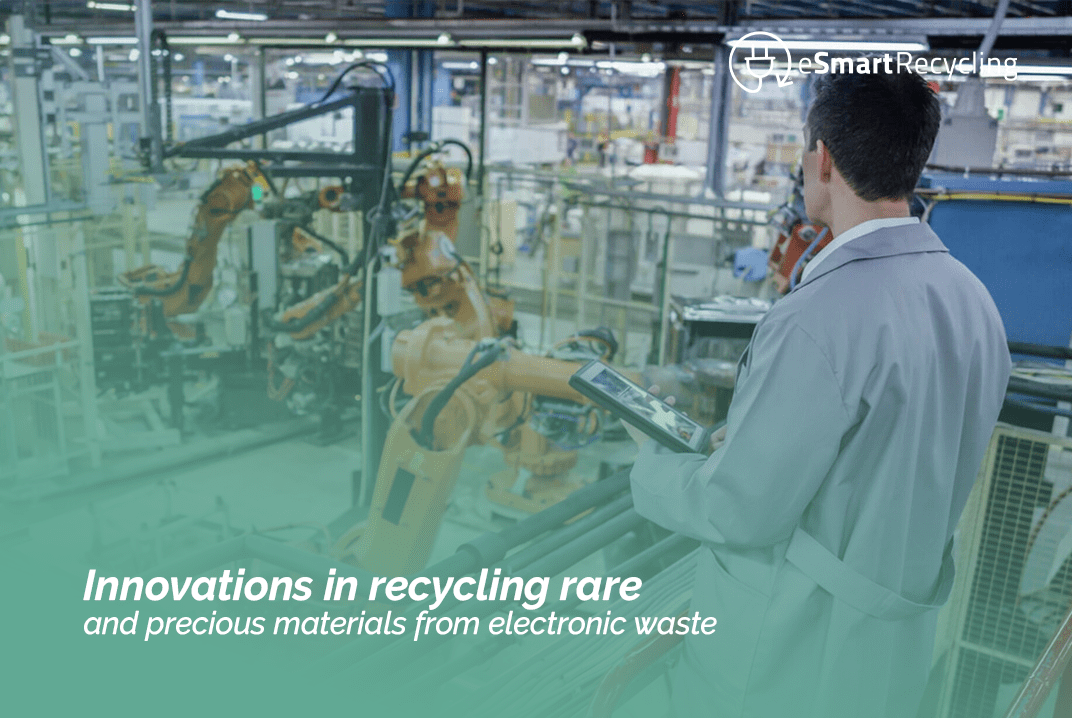Innovations in recycling rare and precious materials from electronic waste esmart recycling