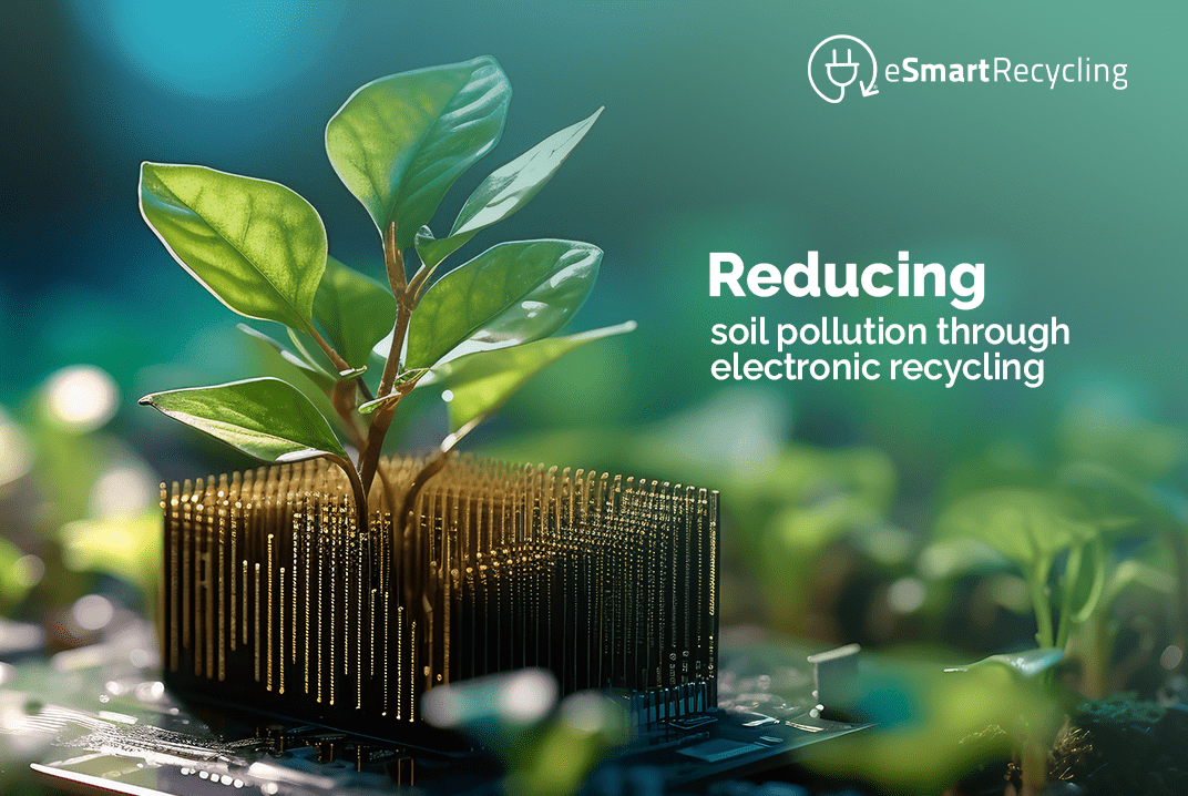Reducing soil pollution through electronic recycling